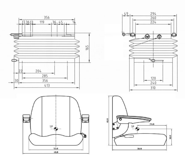 LGV84/C6 Air suspension seat - Image 2