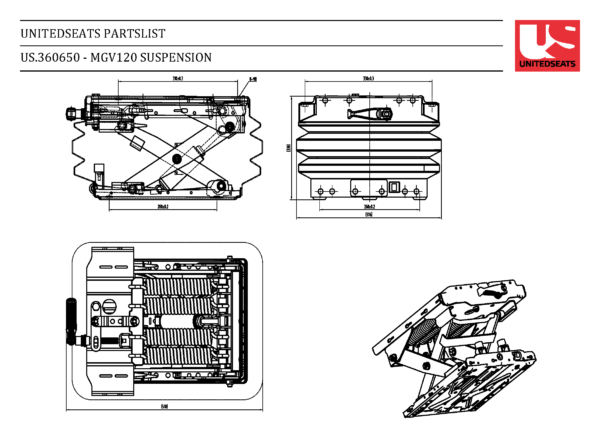 MGV120 mechanical suspension - Image 2