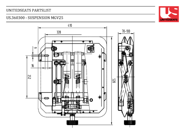 MGV25 mechanical suspension - Image 2