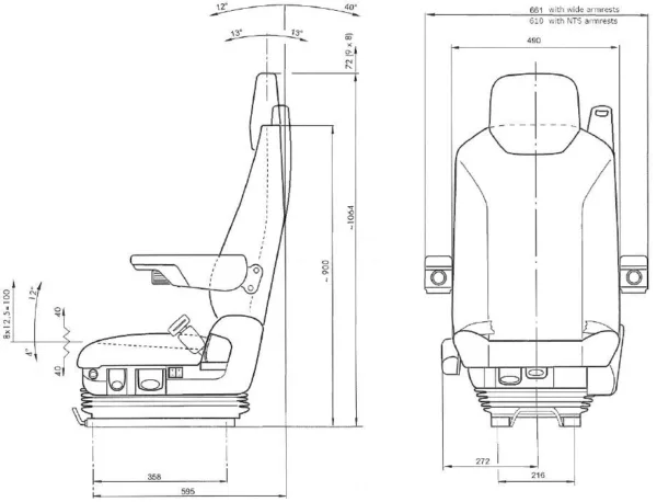 ISRI 6860/870 NTS Seat - Image 2